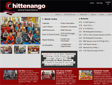 Tablet Screenshot of chittenangoschools.org